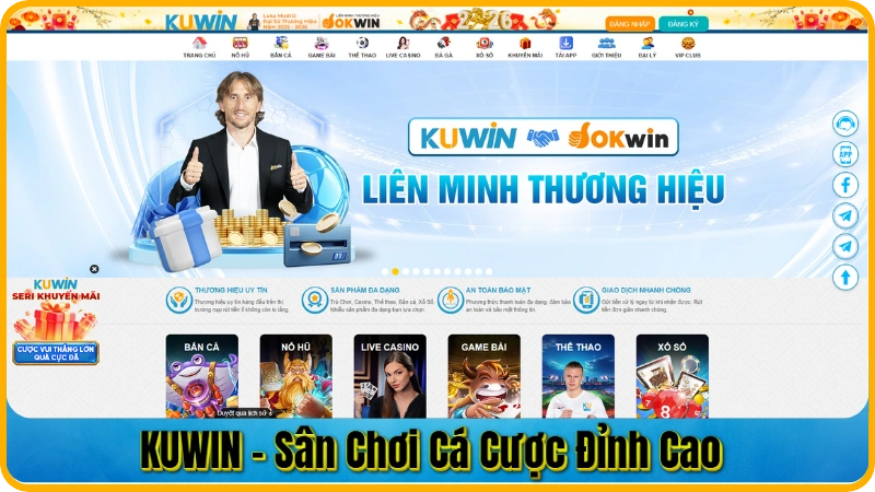 KUWIN - sảnh slot, nổ hũ, jackpot và các trò chơi nổi bật